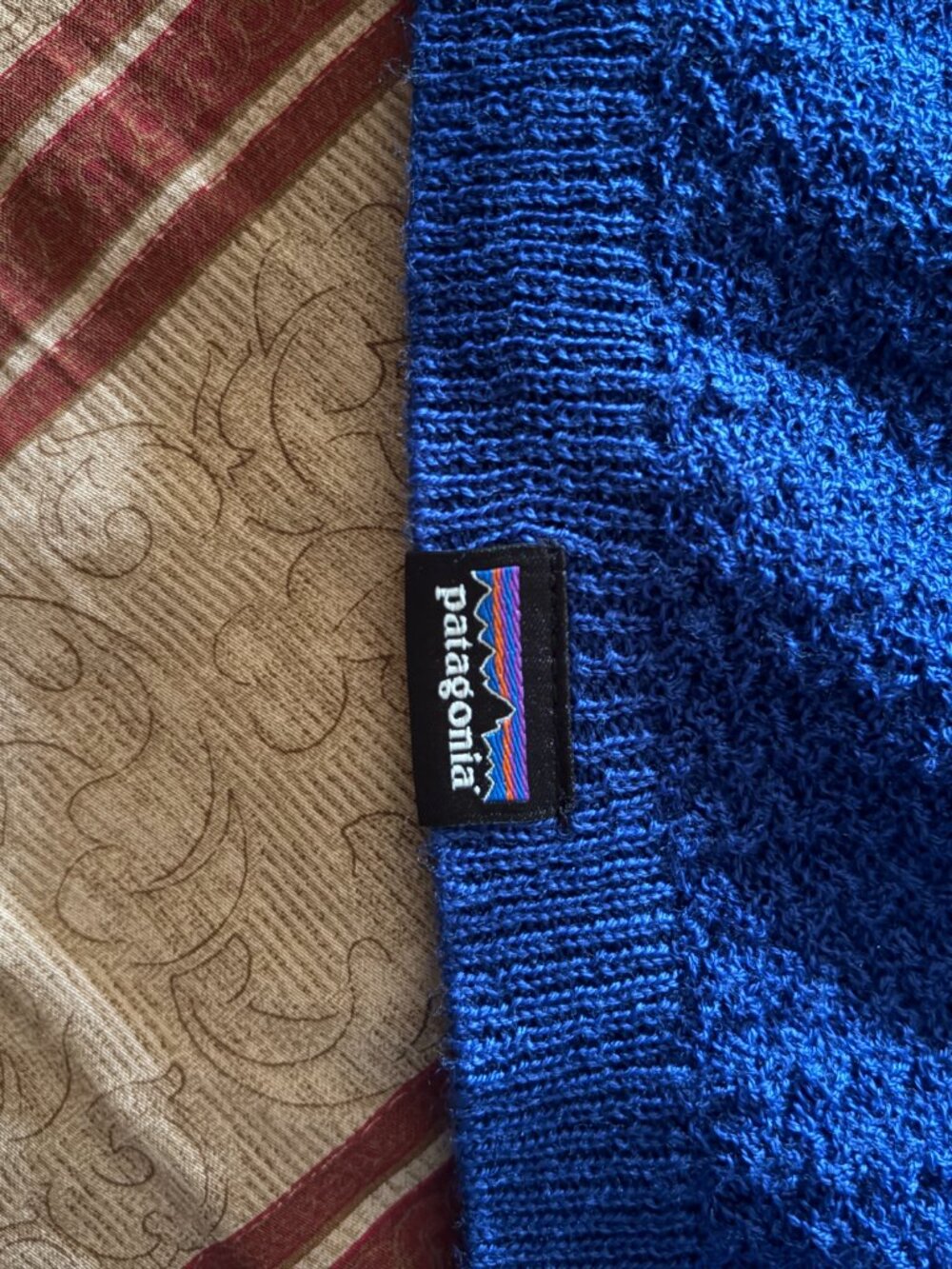 Patagonia Capilene® Air Crew Style # 36516 Size XXL Blue Merino Wool Blend NWOT - Picture 6 of 9